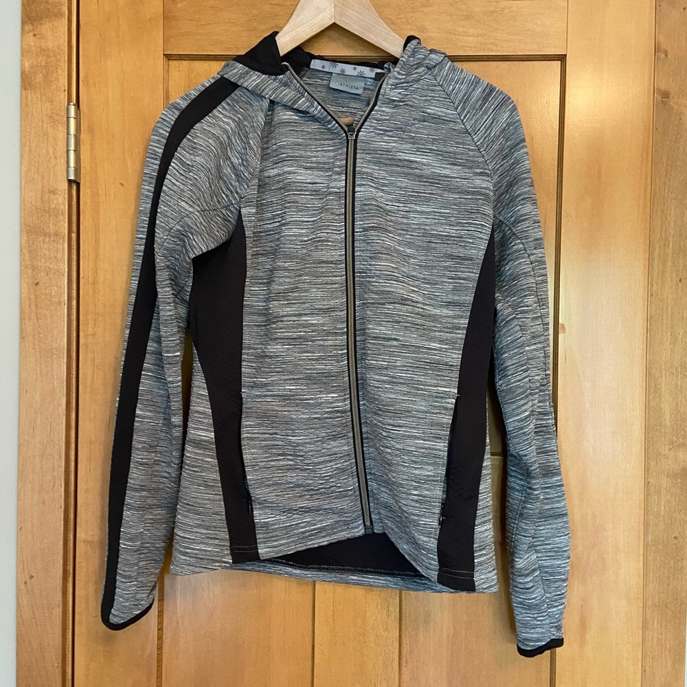 Athleta zip up hooded jacket